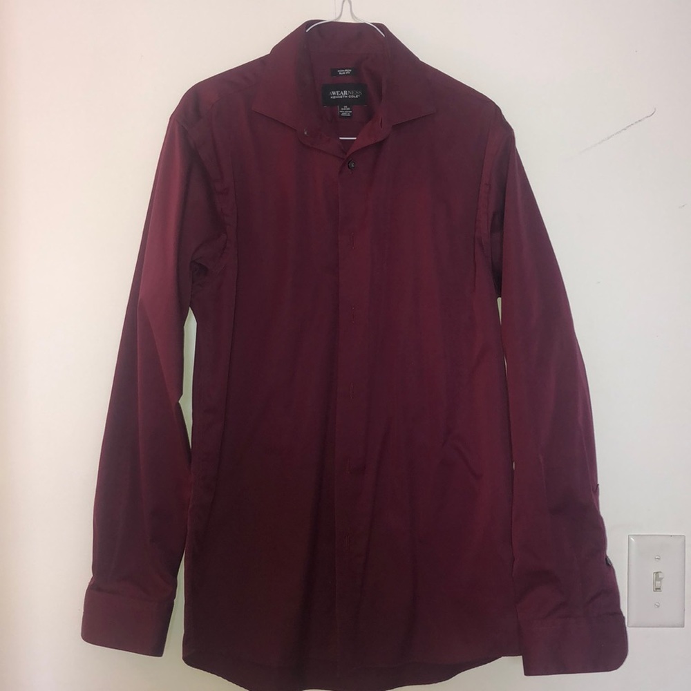 Maroon Men’s dress shirt